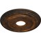 Ekena Millwork Dublin Ceiling Medallion (Fits Canopies up to 8 1/4"), Hand-Painted Rust, 15 3/8"OD x 3 5/8"ID x 1"P CM15DURUS - alternate 4